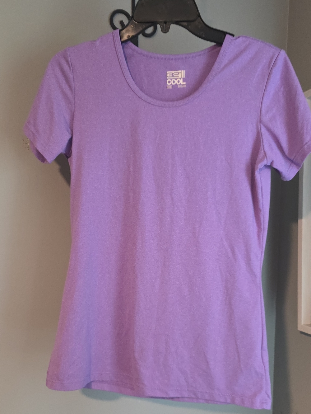32 Degrees Lavender Crew Short Sleeve Tee Size Small